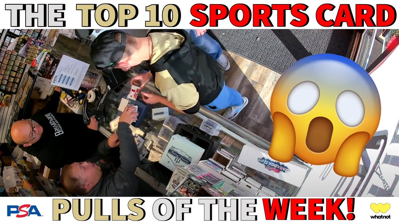 I CAN'T BELIEVE THEY WERE CAUGHT ON CAMERA! | Top 10 Sports Card Pulls Of The Week | EP 129