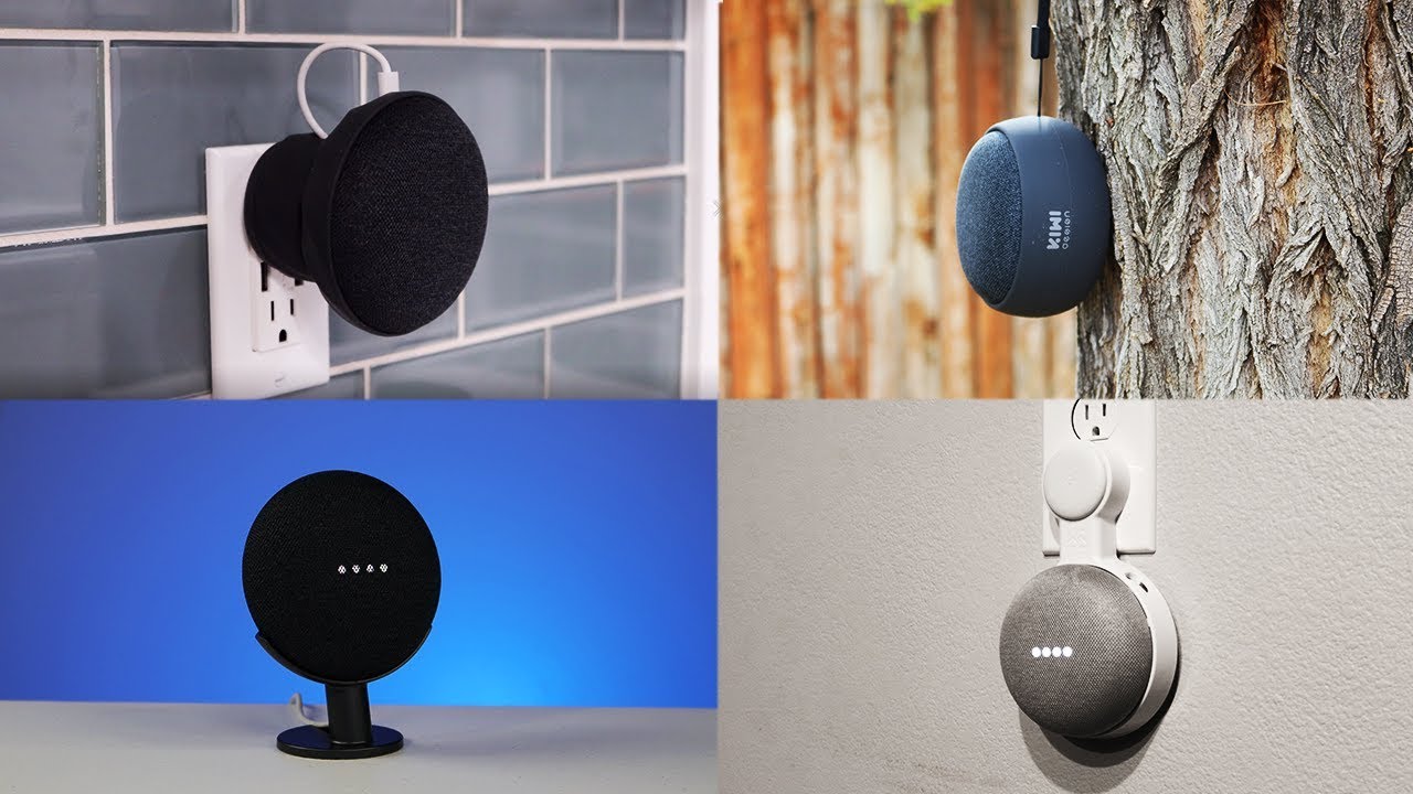 Google Home Mini Protective Battery Base & New Wall Mounts