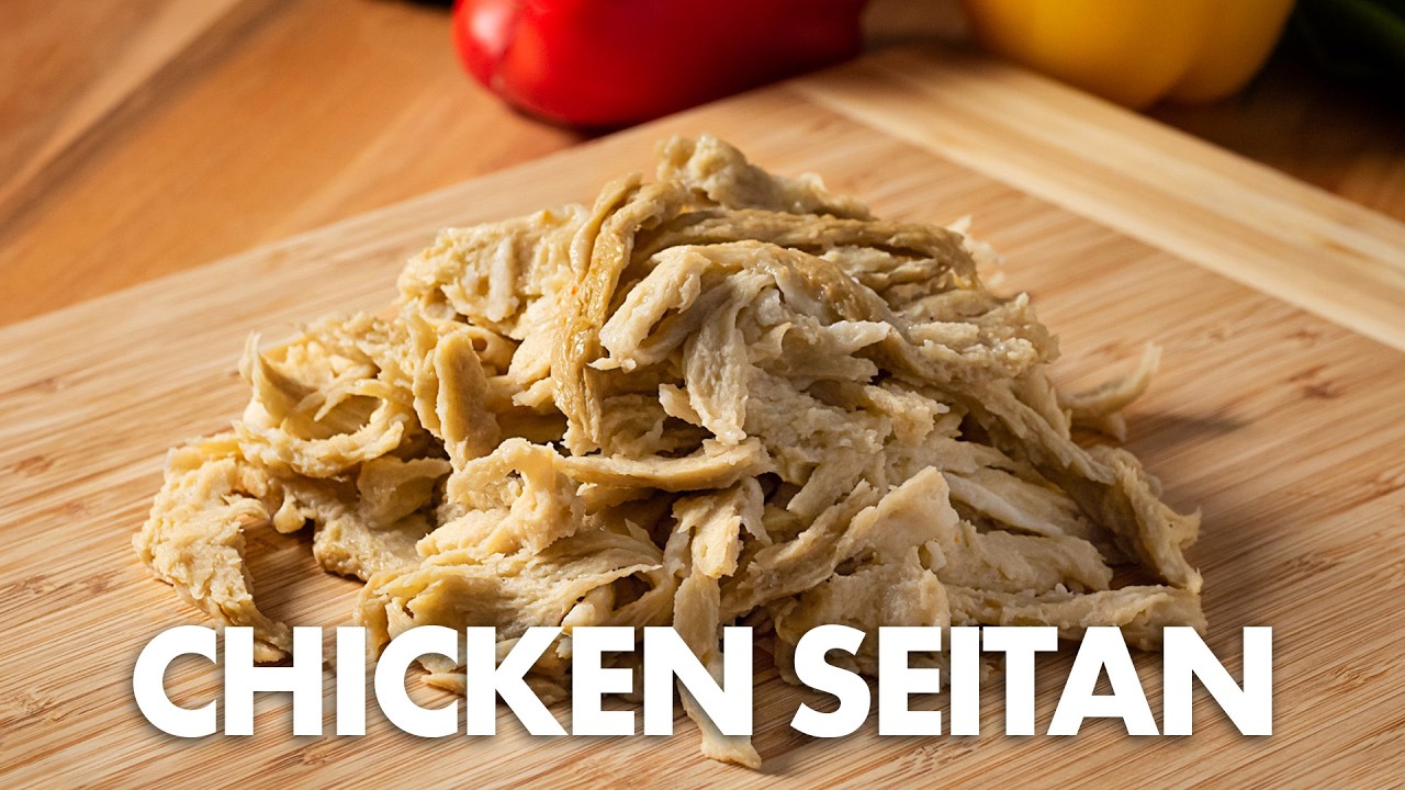 Seitan Recipe for Beginners - How To Make TikTok Seitan Vegan Chicken!