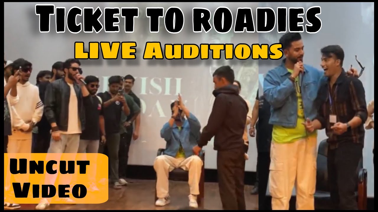 Roadies XX LIVE Auditions | Elvish Yadav in Chandigarh : Uncut Video
