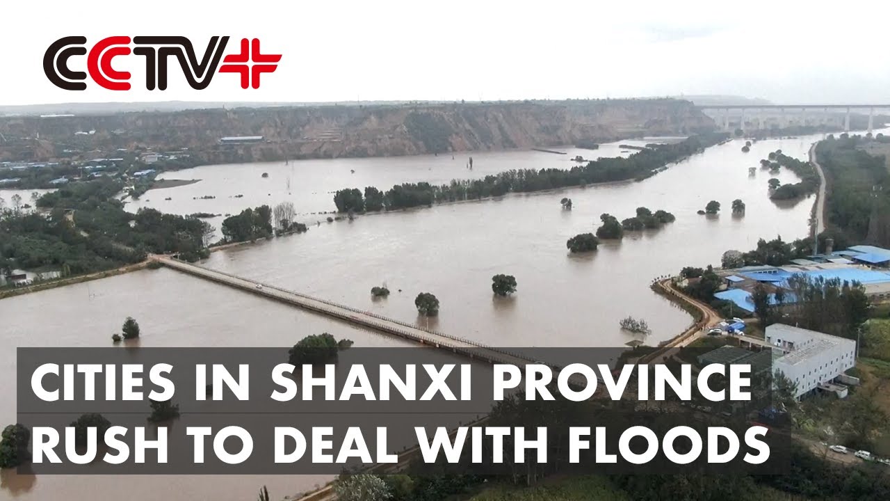 Cities in Shanxi Province Rush to Deal with Floods