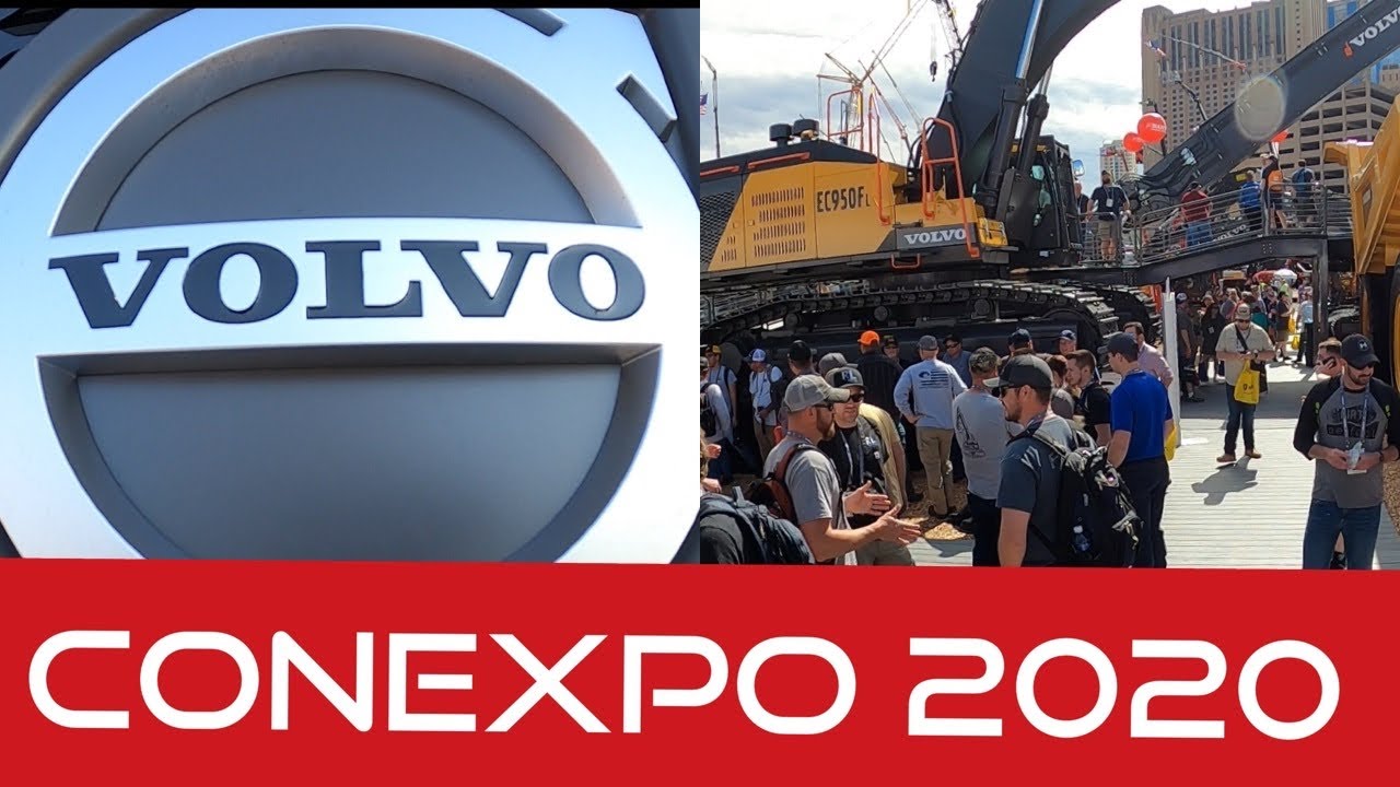 Volvo at Conexpo 2020 truly a amazing set up #conexpo2020 #volvo