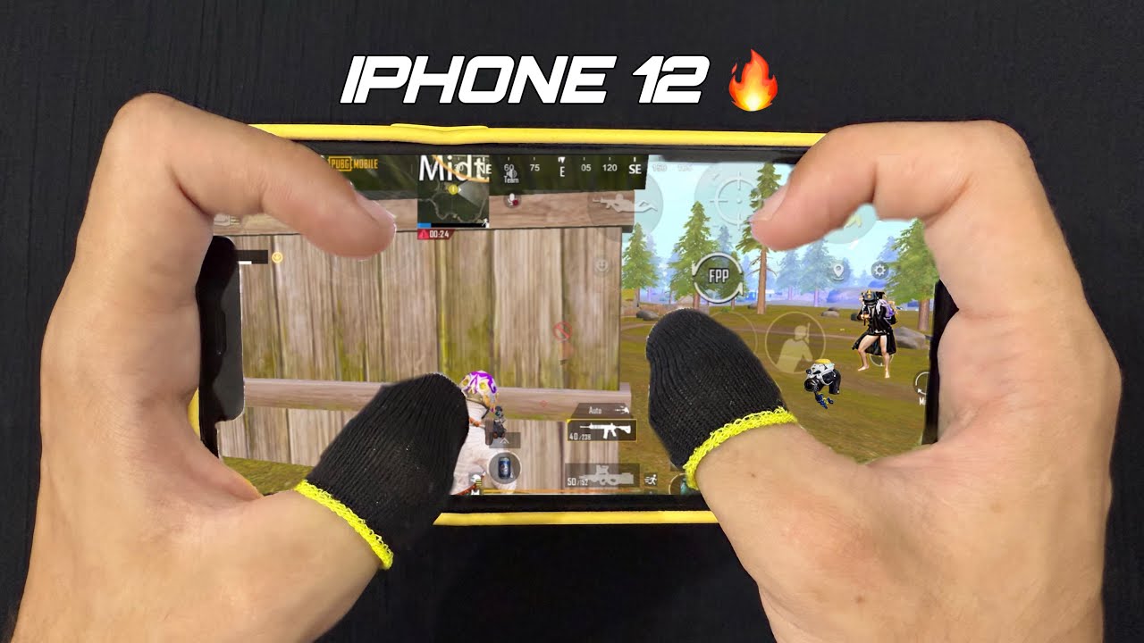 IPHONE 12 HANDCAM IN 2025 🔥/Smooth+Extreme PUBG Gaming Test😍/ NEW IOS 18.4 Livik Gameplay!