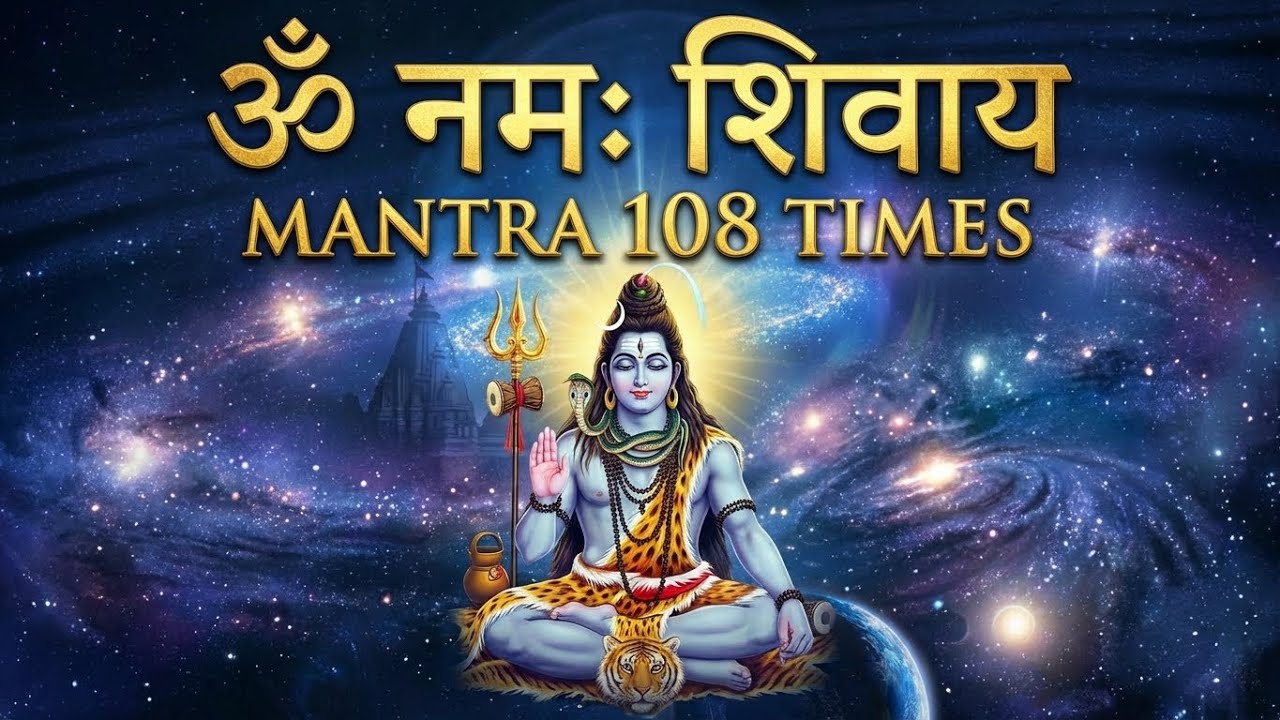 Om Namah Shivaya Chanting 108 Times | Powerful Shiva Mantra for Positivity | ओम नमः शिवाय 108 बार