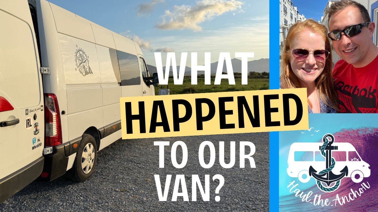 What happened to our van? Beautiful scenery of Clifden, Achill Island and the Maharees in our van 