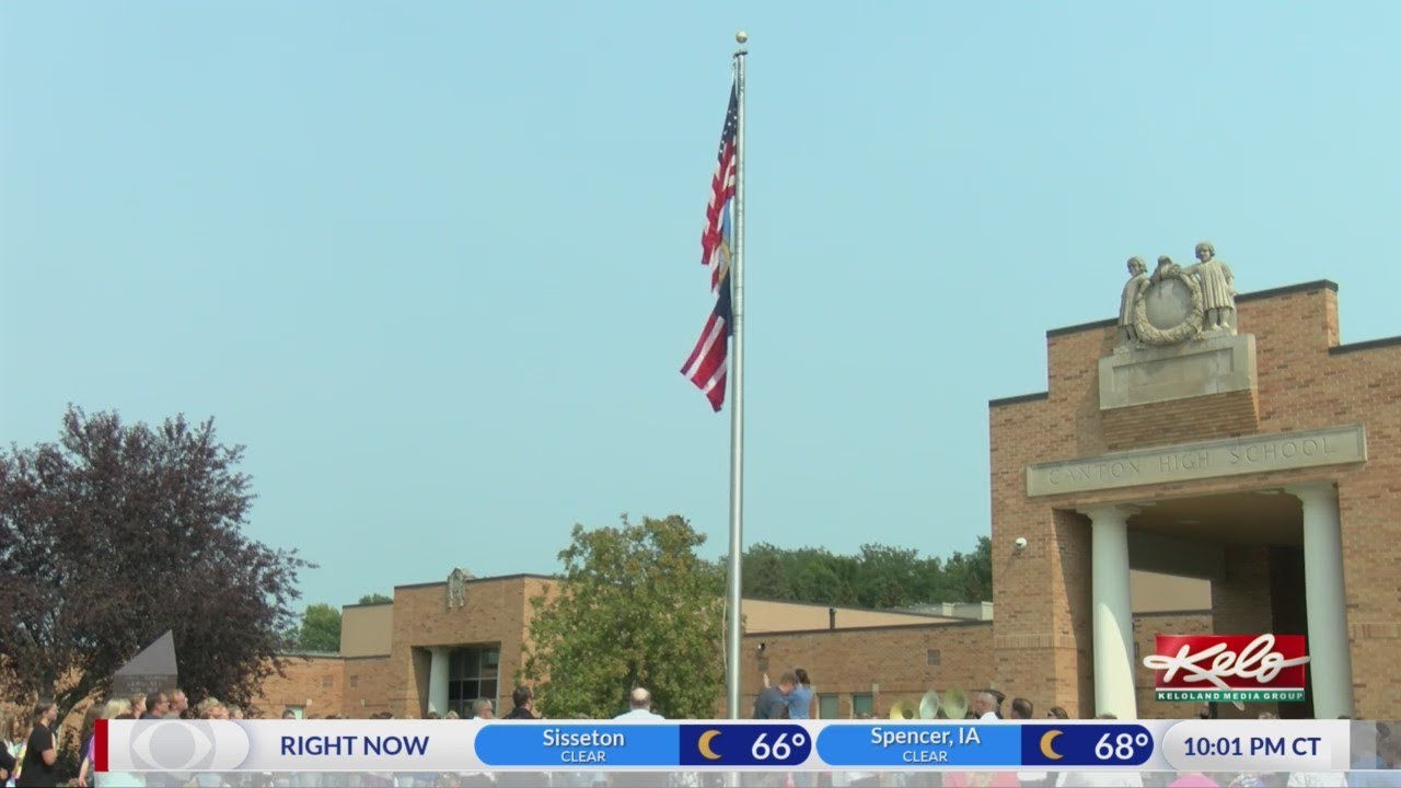 Canton School District sees Freedom Flag rise and wave on eve of 9/11 anniversary