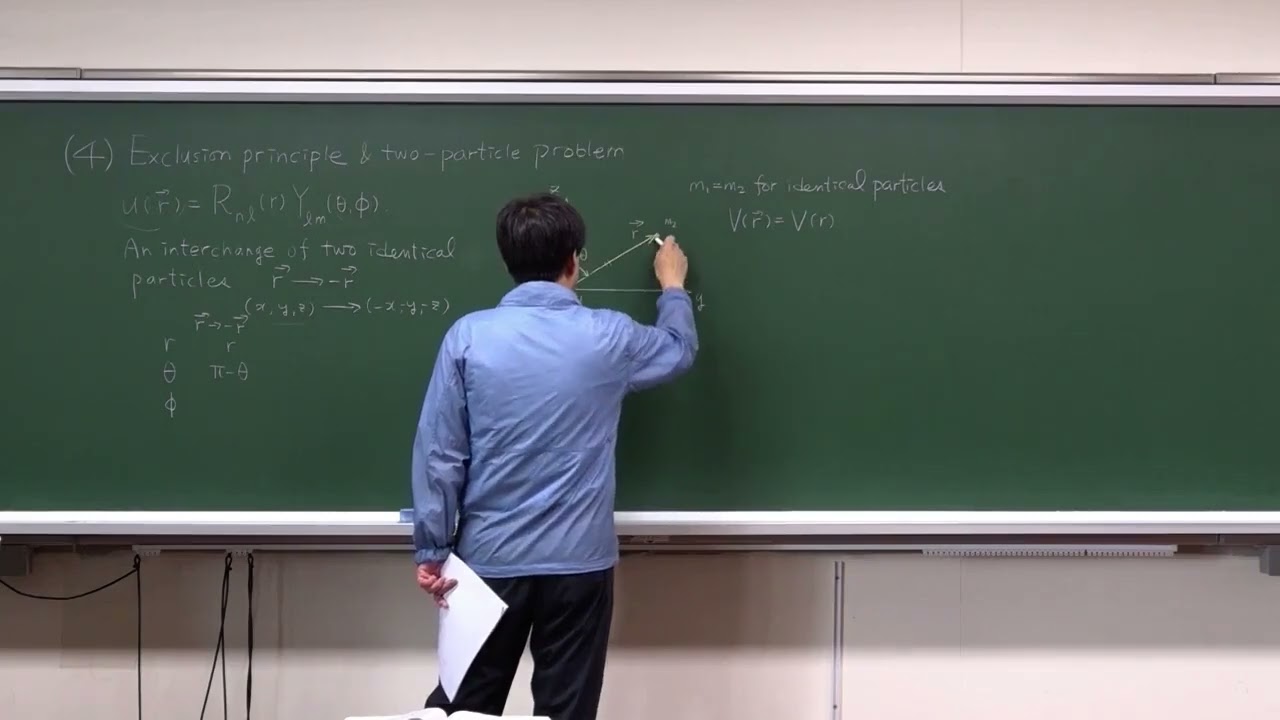 Quantum Physics KU Ch13 11 : interchange of two fermions, Fermi energy   (건국대)
