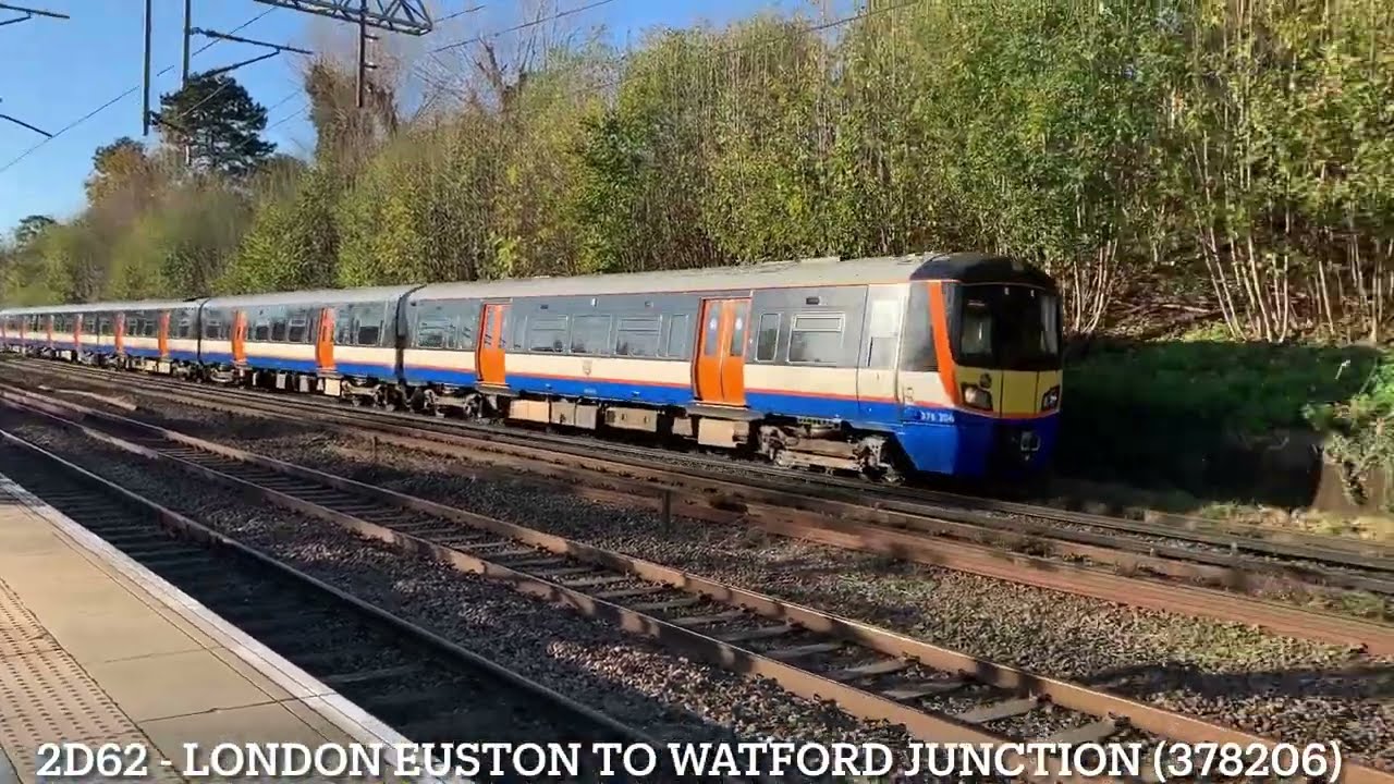 Trains At Bushey, WCML, 18/11/22