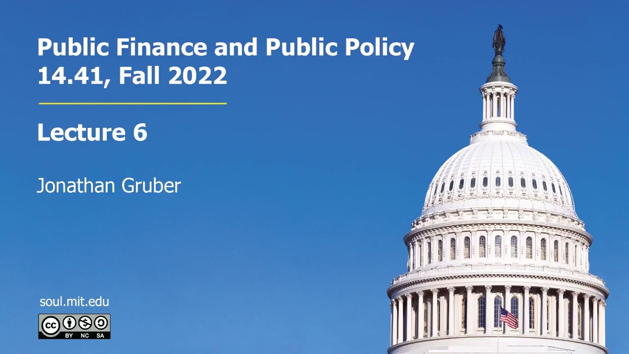 MIT 14.41 Lecture 6: Political Economy