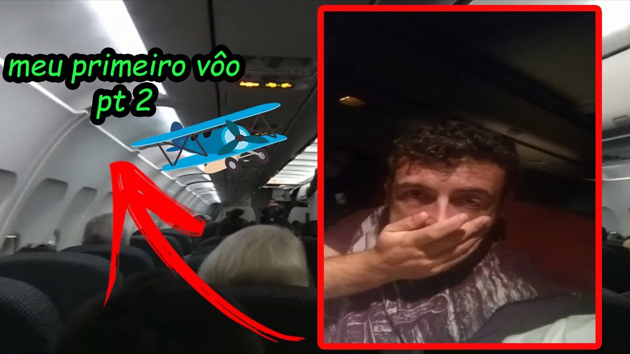 MEU PRIMEIRO VOO DE AVIÃO!!🛩🛩 pt2