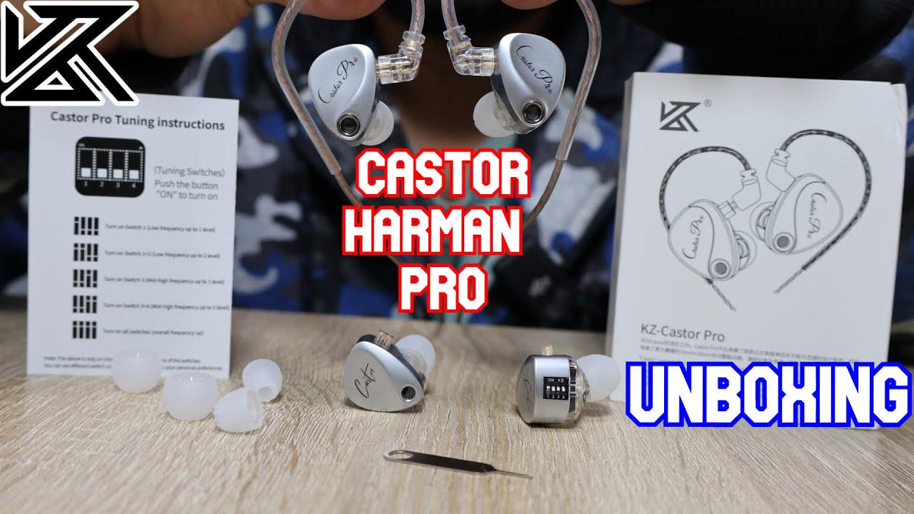 KZ Castor Harman PRO ¿ son mejores que los Harman normal? Unboxing y primeras impresiones