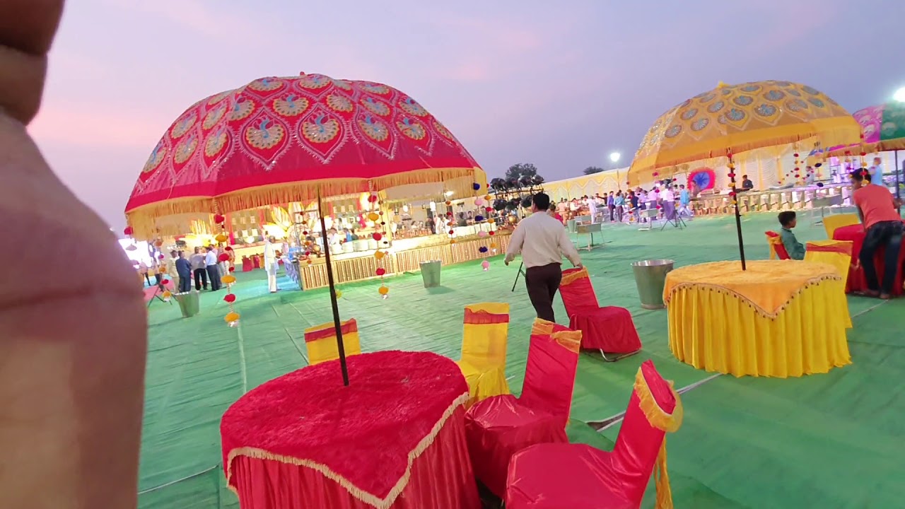 Wedding event at motagaw( Banswara ) DECORETION by Rajasthan Tent house Banswara 9413155252