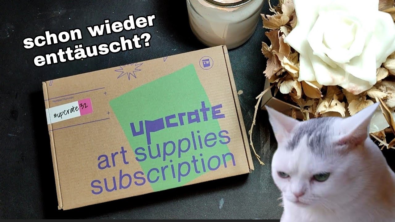 Künstlerin testet MYSTERY Art Box 🧑‍🎨| Upcrate32 April unboxing