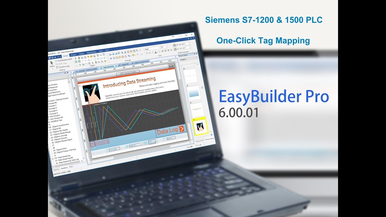 Siemens S7-1200 & 1500 PLC Tag Mapping with Weintek EasyBuilder Pro V6