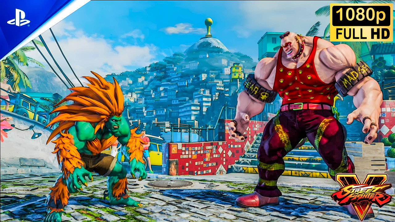 Бланка против Эбигейл и Балрога | Геймплей Street Fighter V на PS5