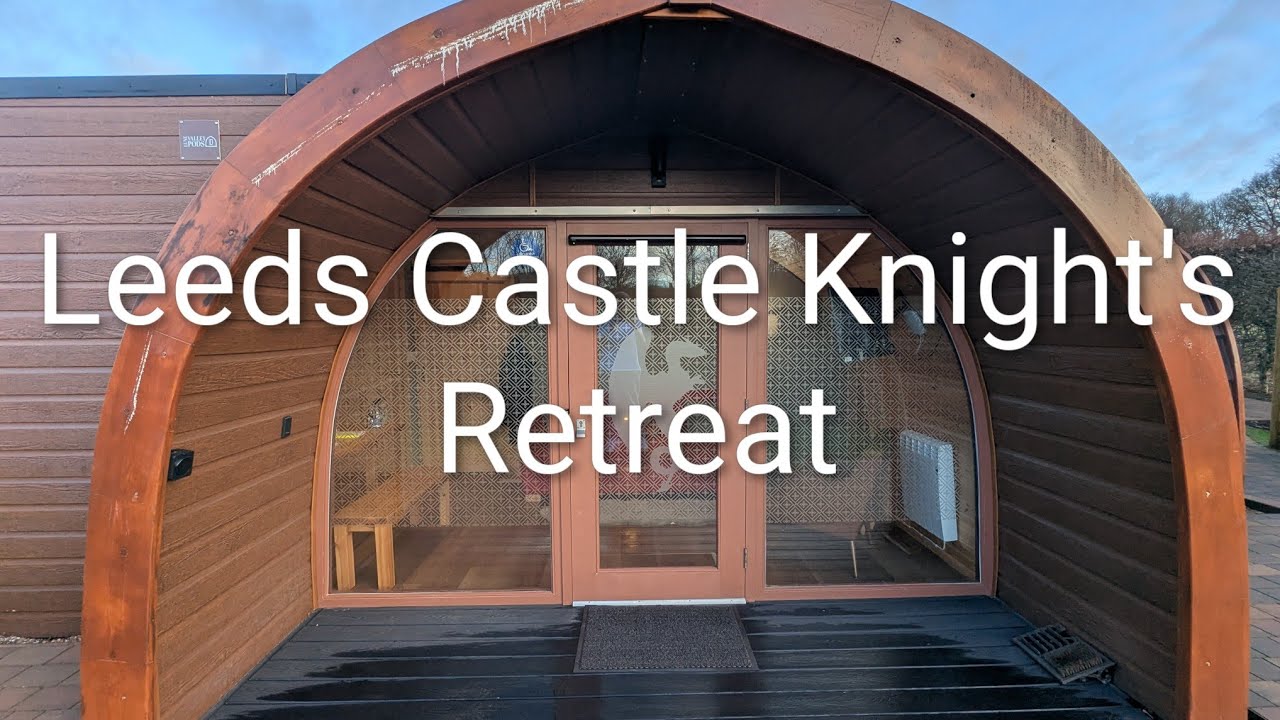 Leeds castle knights retreat lodge Tour + review!