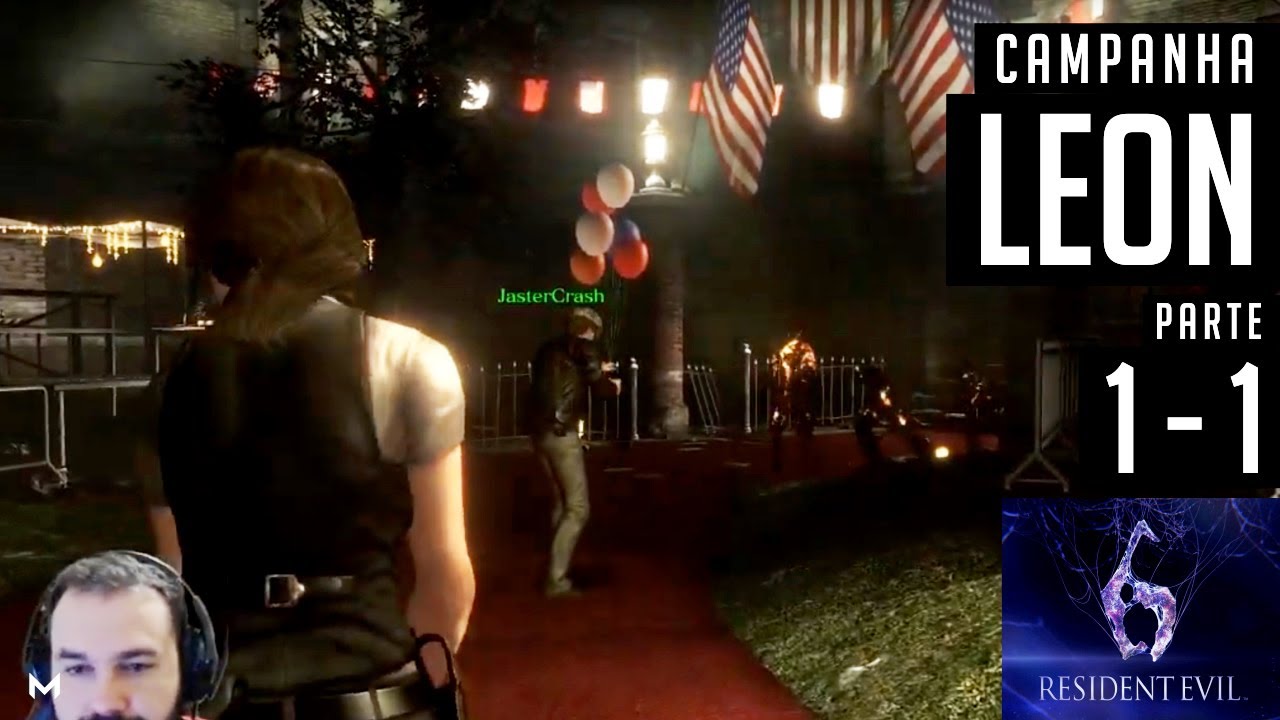 Fuja do Campus - Capitulo 1-1 - Campanha Leon - Resident Evil 6