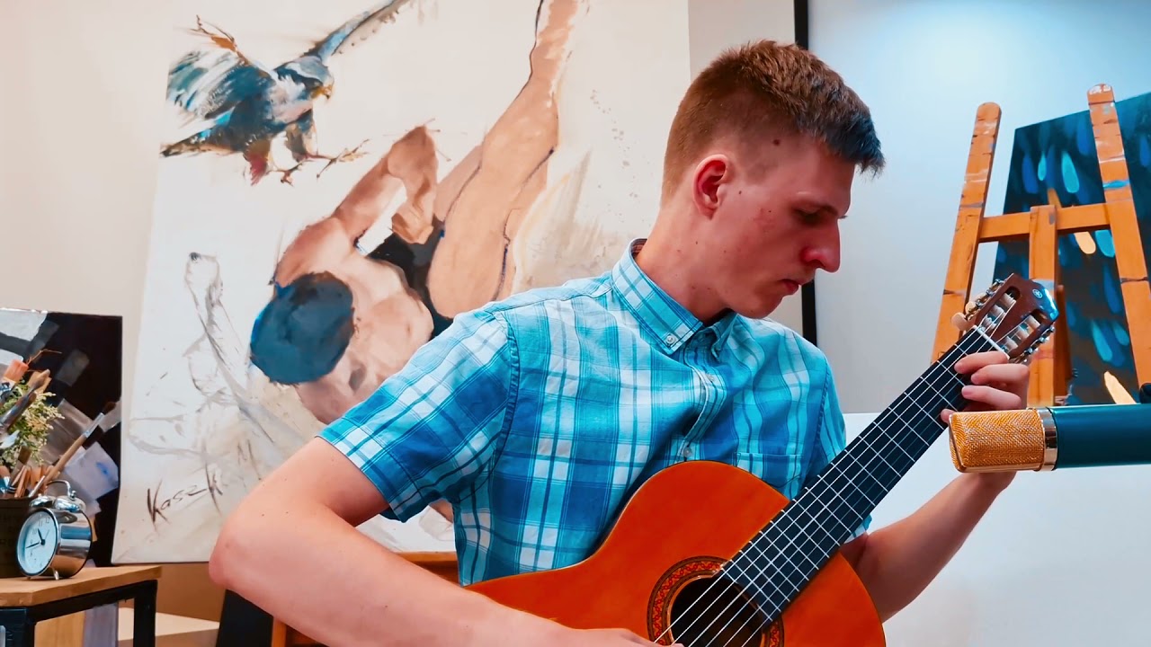 J. S. BACH BOUREE E MINOR classic guitar  Nauka gry na gitarze Warszawa