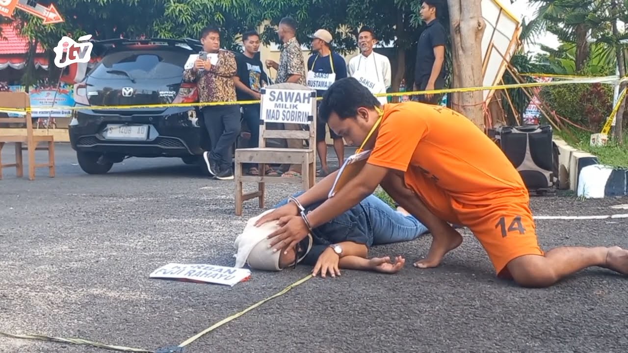 Tragis Reka Adegan Pembunuhan Gadis di Sawah Tuban