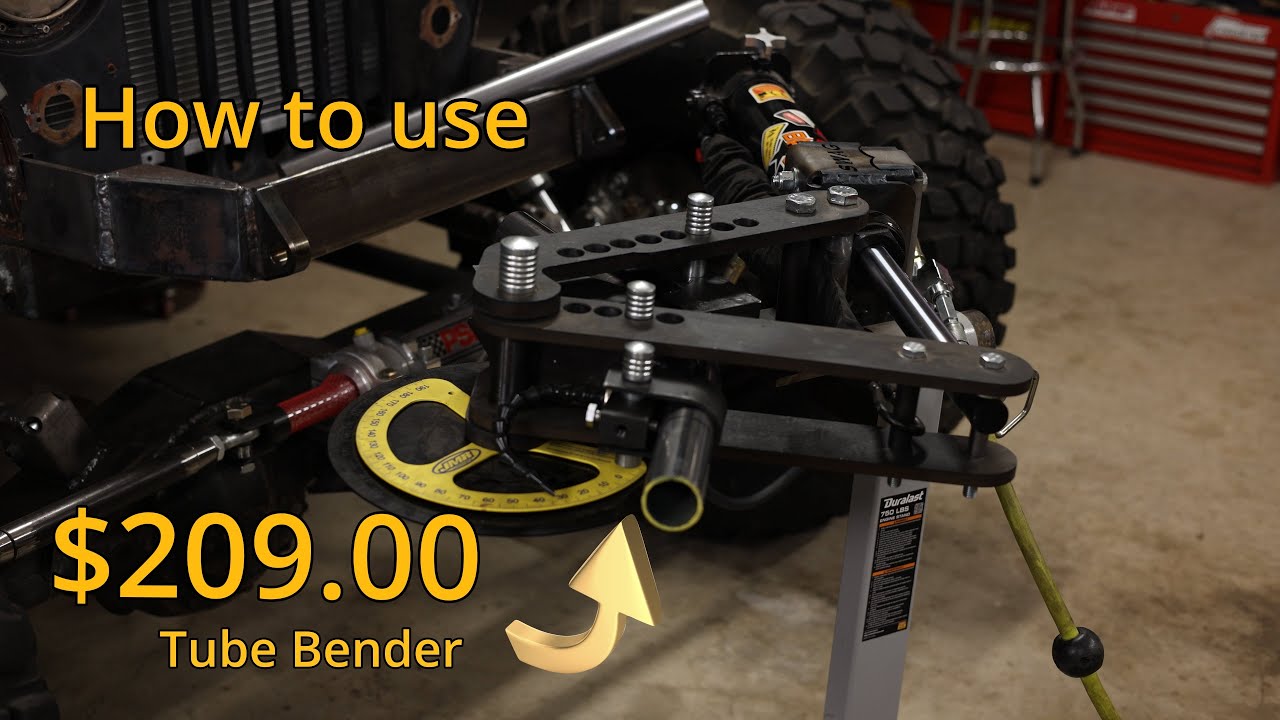 Используем трубогиб Roll Cage Tube Bender за 209 долларов от Amazon!