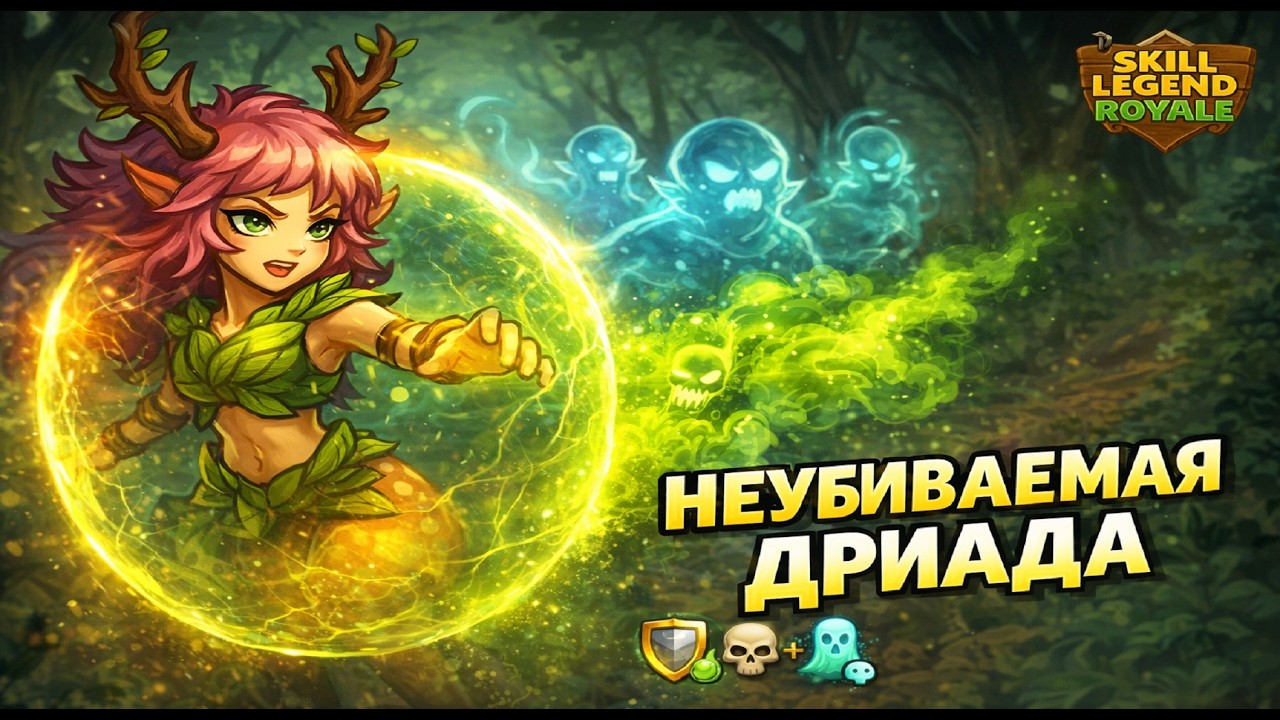Не убиваемая дриада — Лесная дриада — Skill Legends Royale
