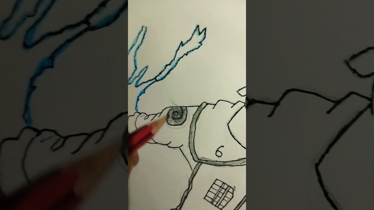 Shading kakashi hatake drawing by jay