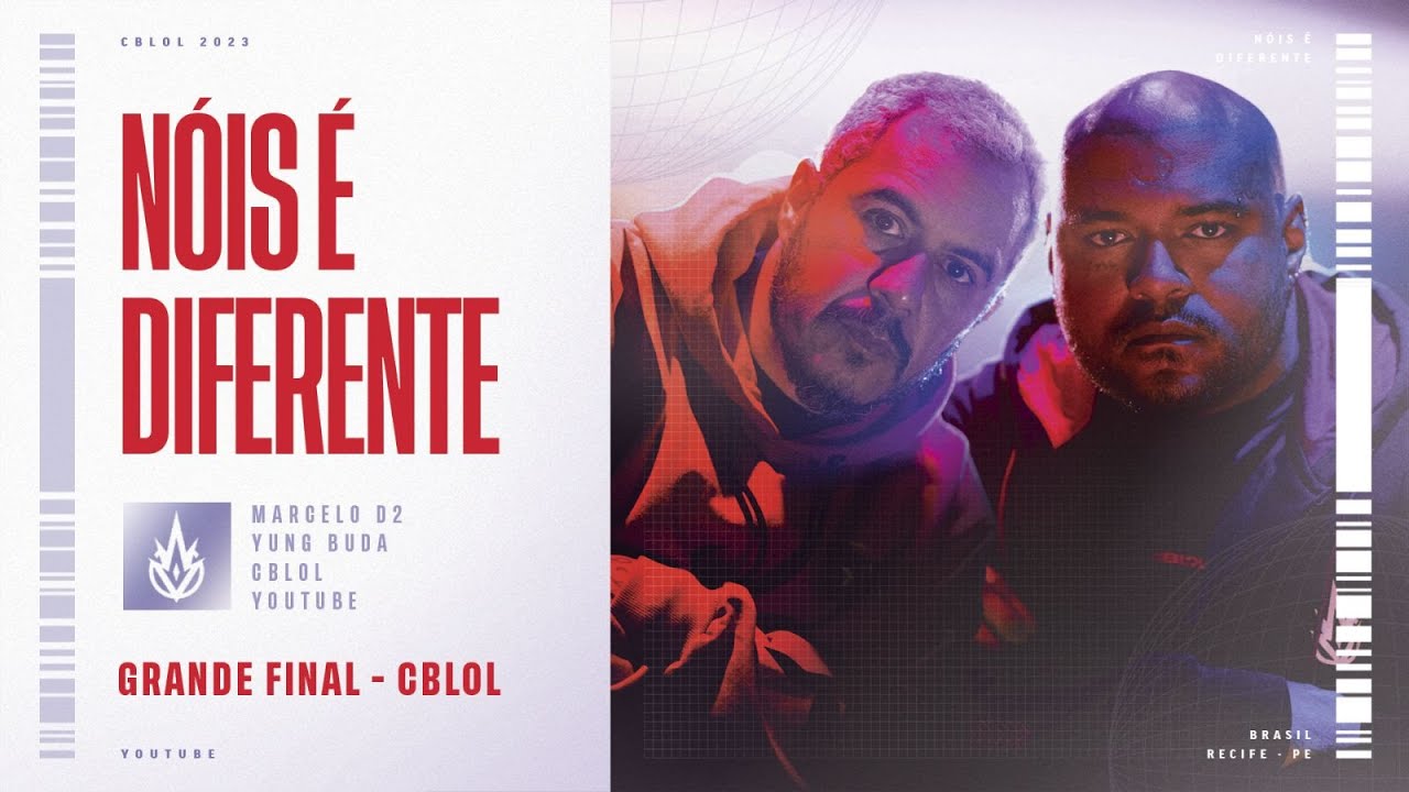 Marcelo D2 e Yung Buda - N&oacute;is &eacute; Diferente (Lyric Video) | Final CBLOL 2023
