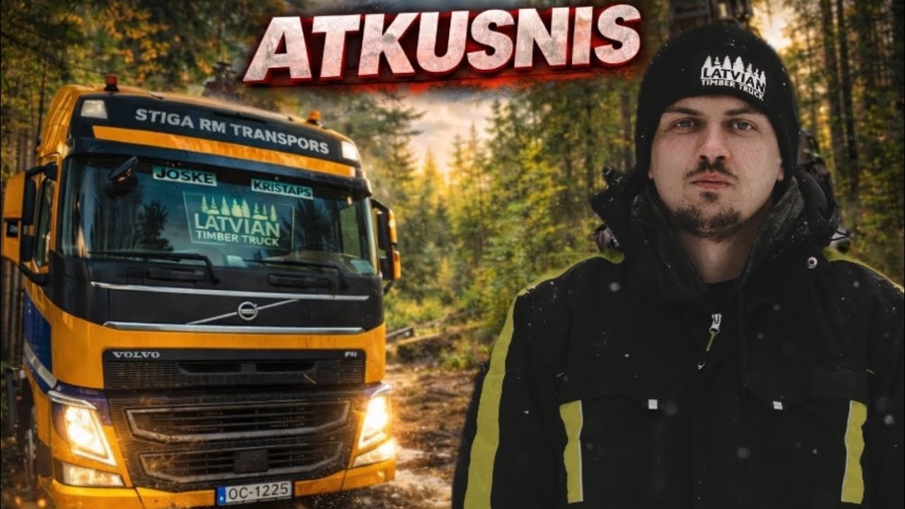 LATVIAN TIMBER TRUCK EP:55 ATKUSNIS