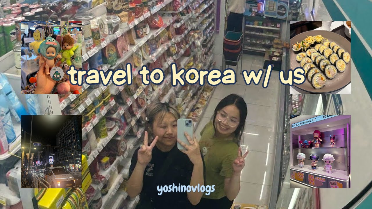 alinika's super senior trip to korea | yoshinovlogs