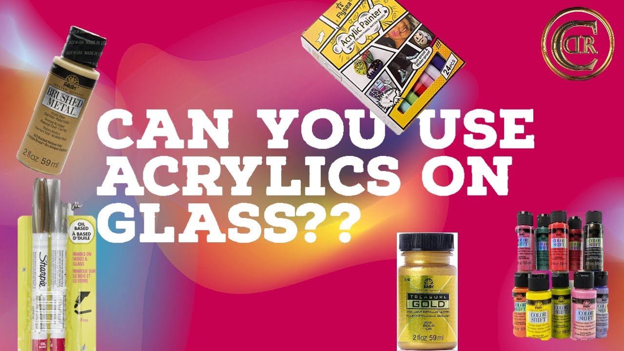 Can Acrylic Paint be used on laser etched or smooth glass? Yes! Let me show you how.