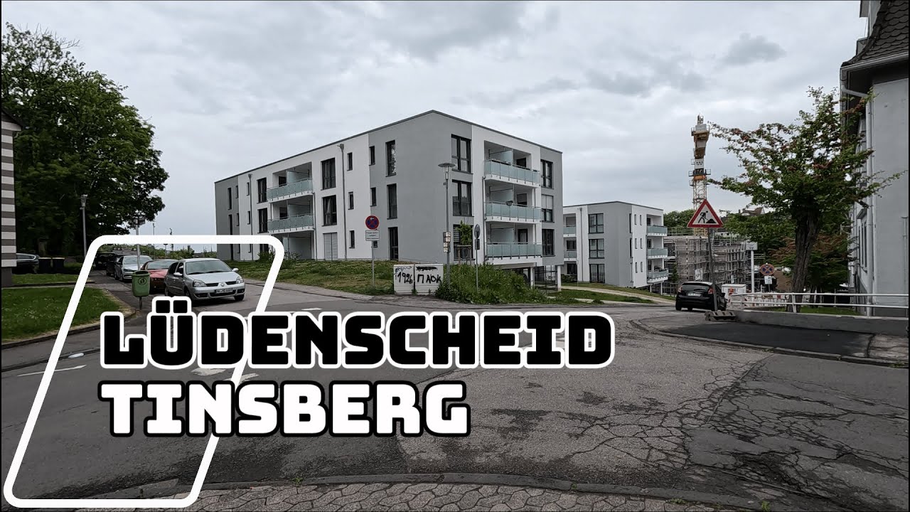 Walking Tour in Lüdenscheid Tinsberg | Real-Time City Walk in Germany 4K