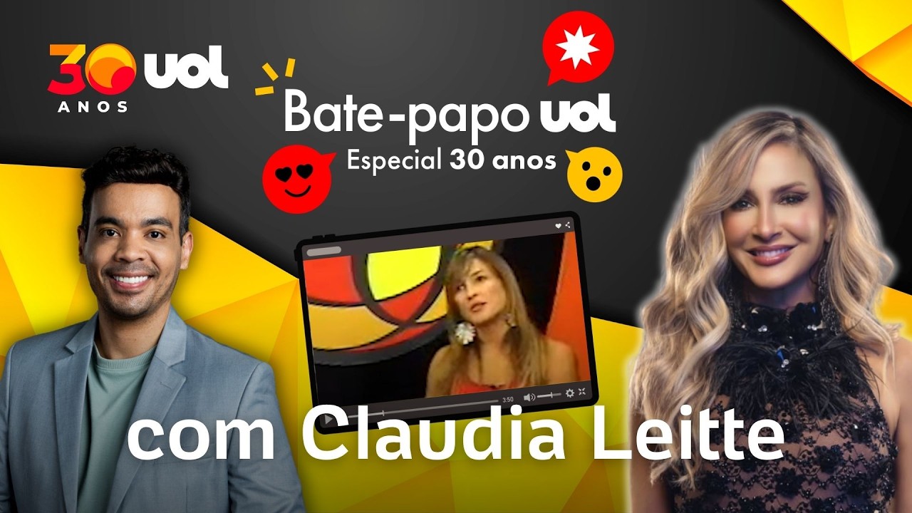 Claudia Leitte reage &agrave; entrevista no 'Bate-Papo UOL Especial 30 Anos' com Diego Sarza | Assista