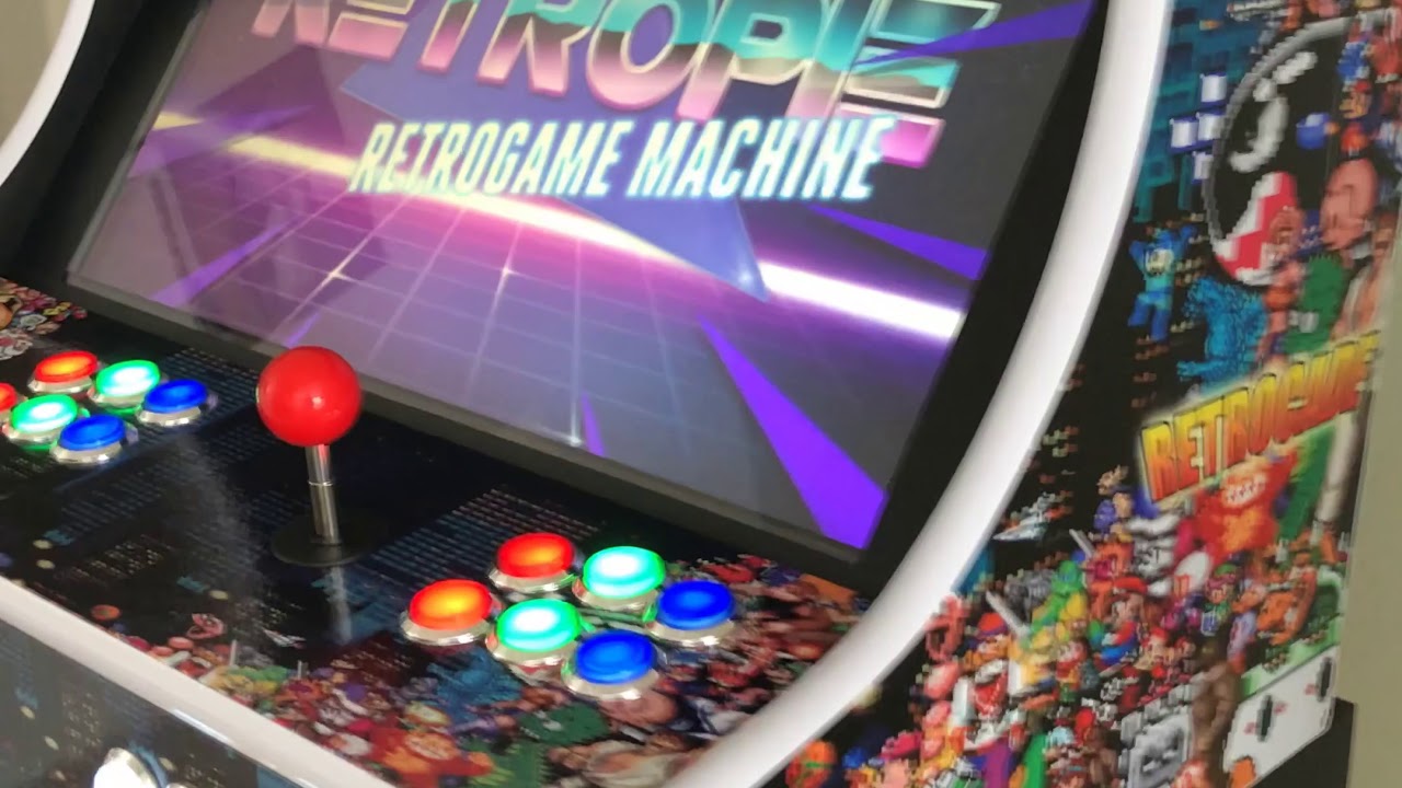22" Bartop Arcade From Retropievideogameguy 4K