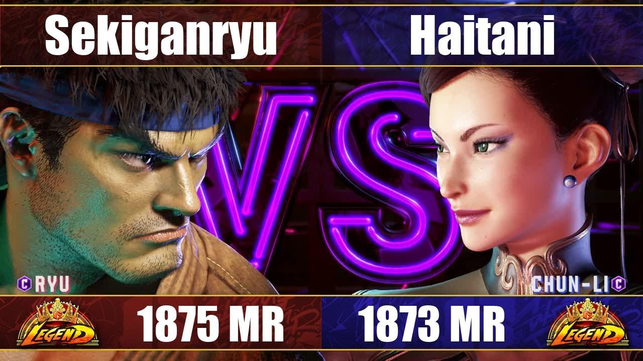 【スト6】赤眼龍 vs ハイタニ (リュウ vs チュンリー/春麗) SF6 Sekiganryu vs Haitani (Ryu vs Chun li)