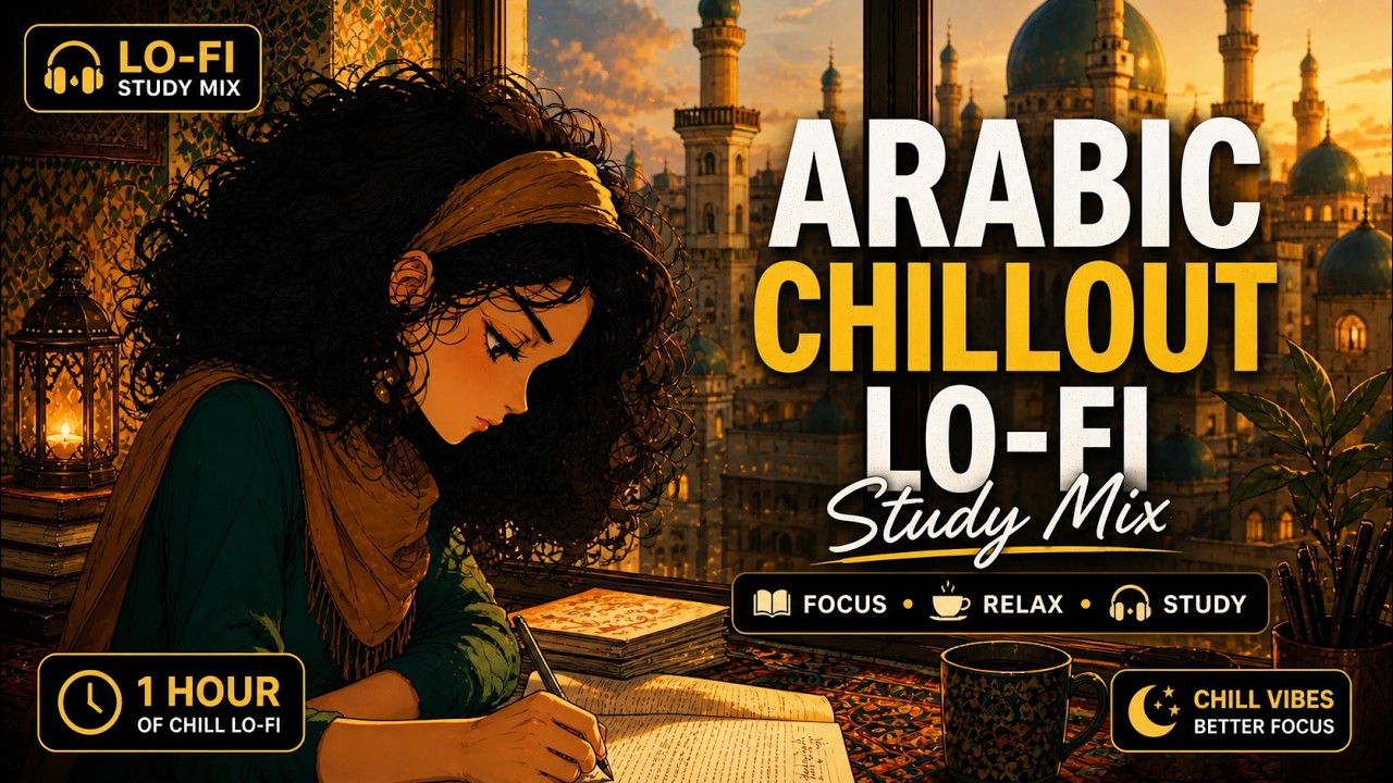 🌙 Arabic Chillout Lo-Fi Study Mix | 1 Hour of Relaxing Middle Eastern Beats