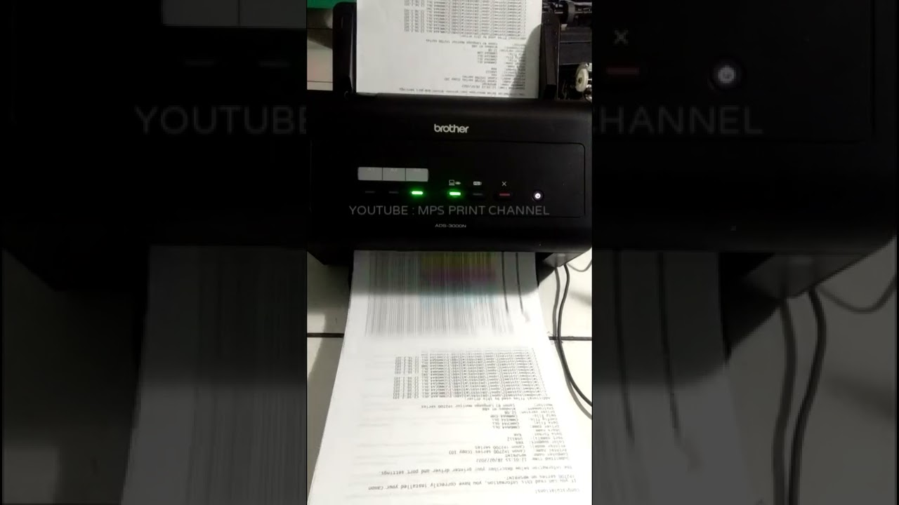 TEST KECEPATAN MESIN SCANNER BROTHER ADS 3000N #scanner  #scanning #documents