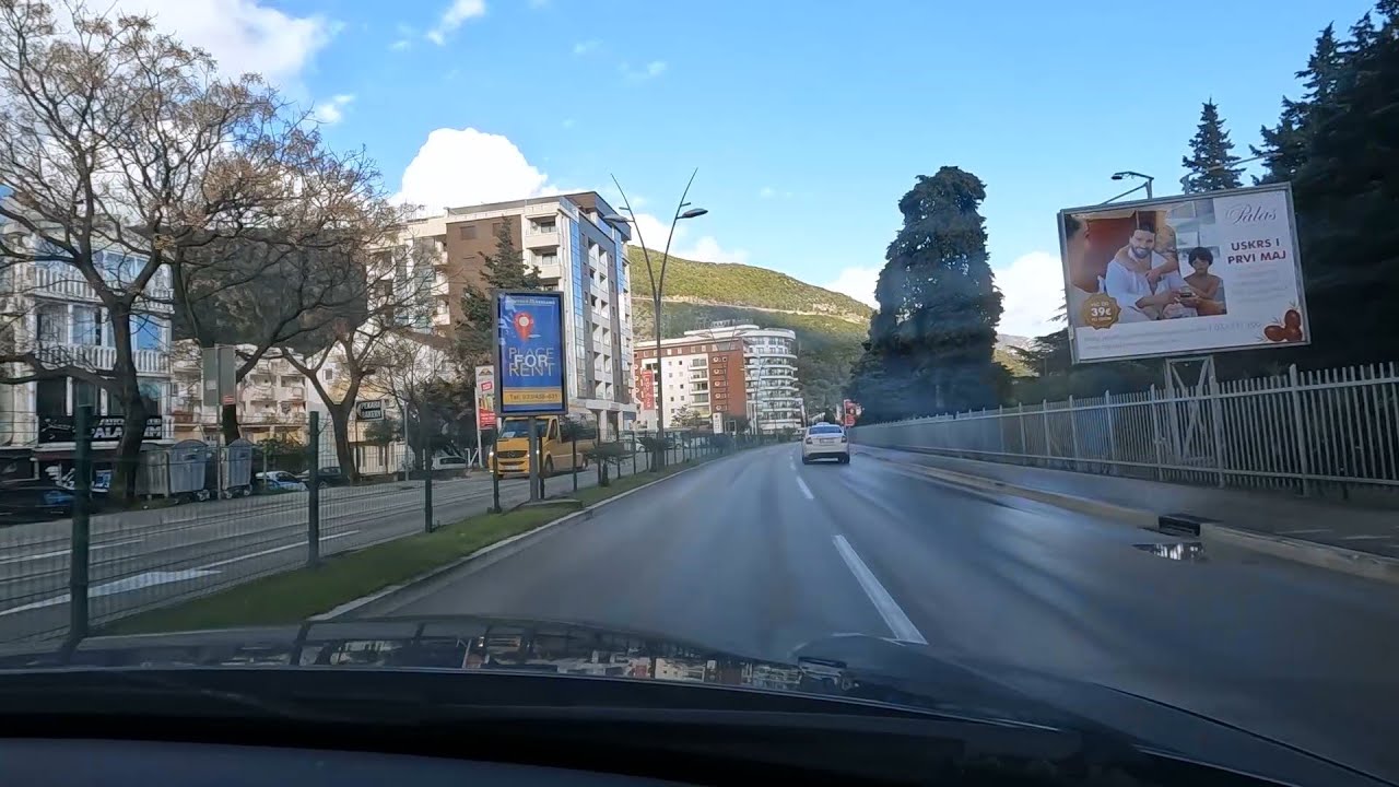 Budva 03.04.22 Vožnja gradom