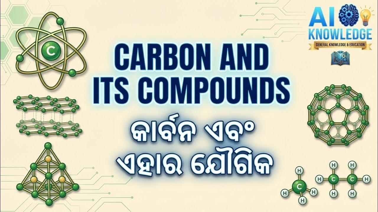 କାର୍ବନ ଏବଂ ଏହାର ଯୌଗିକ: ସମ୍ପୂର୍ଣ୍ଣ ଅଧ୍ୟାୟ | Carbon and its Compounds Class 10 Odia