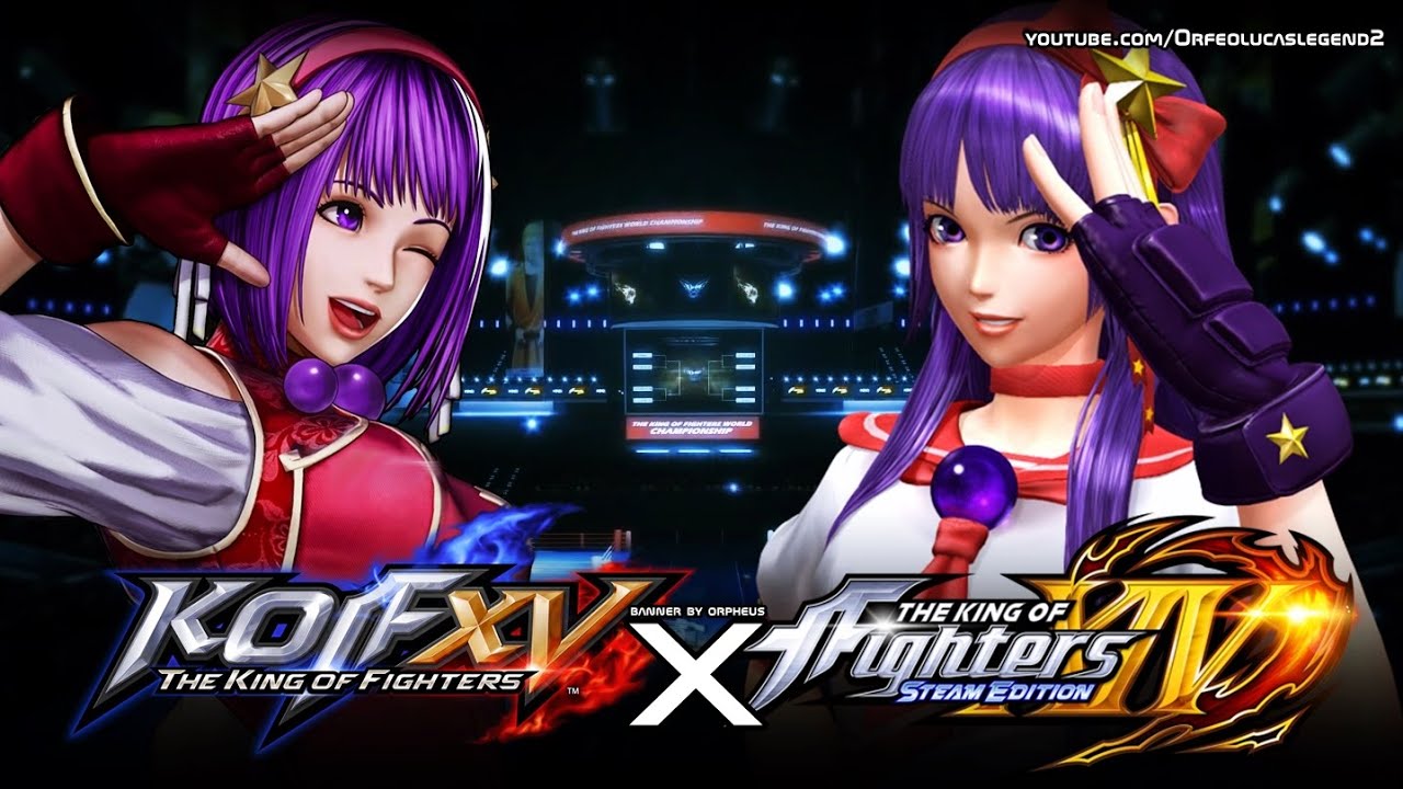 KOF XV - ATHENA COMPARISON WITH KOF XIV