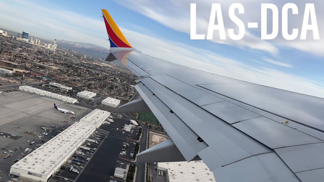 Full Flight #123 - Southwest Airlines - Boeing 737 MAX 8 - Las Vegas (LAS) to Washington DC (DCA)