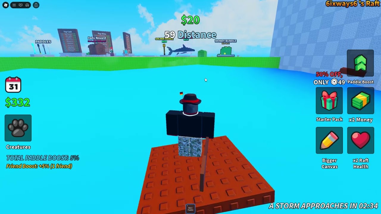 build a raft Roblox