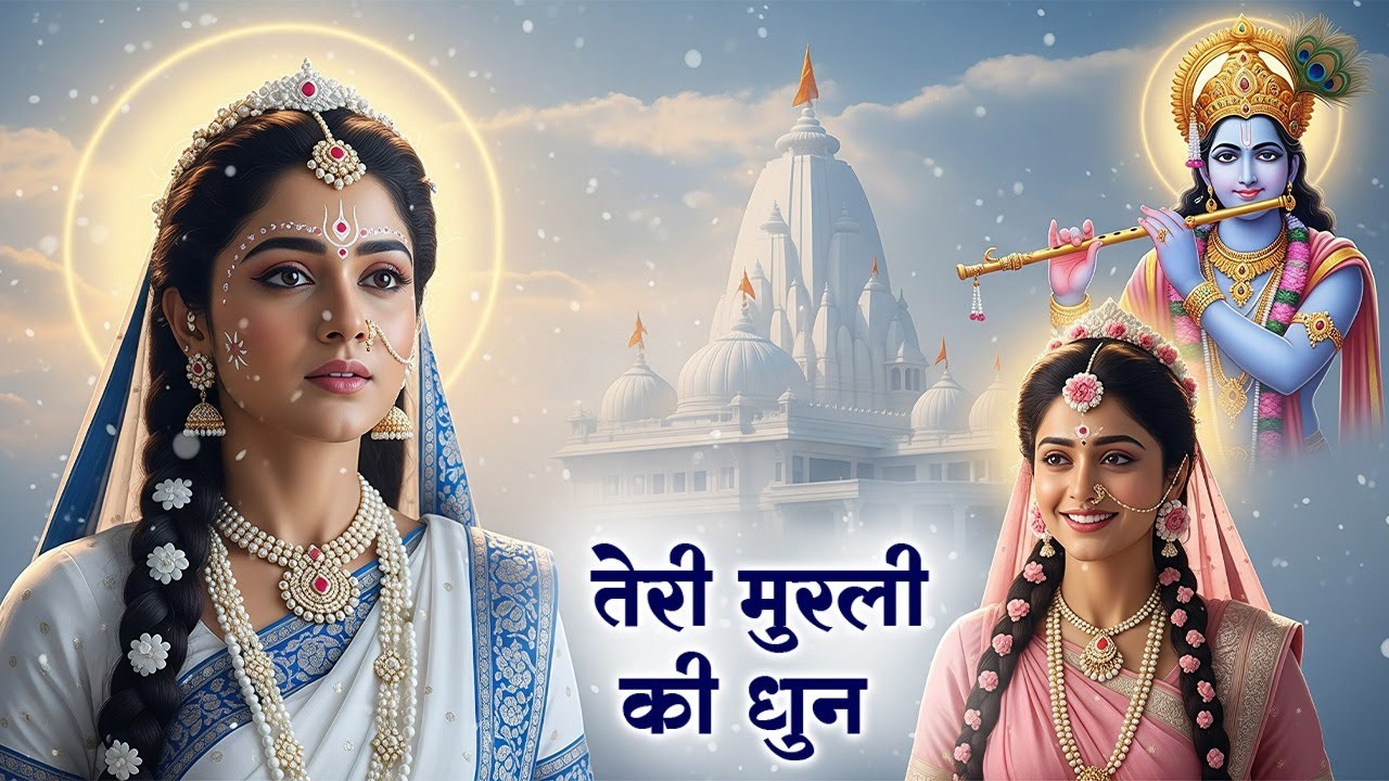 तेरी मुरली की धुन सुनने मैं बरसाने से आयी  Teri Murli Ki Dhun - Most Popular Radha Krishna #bhakti