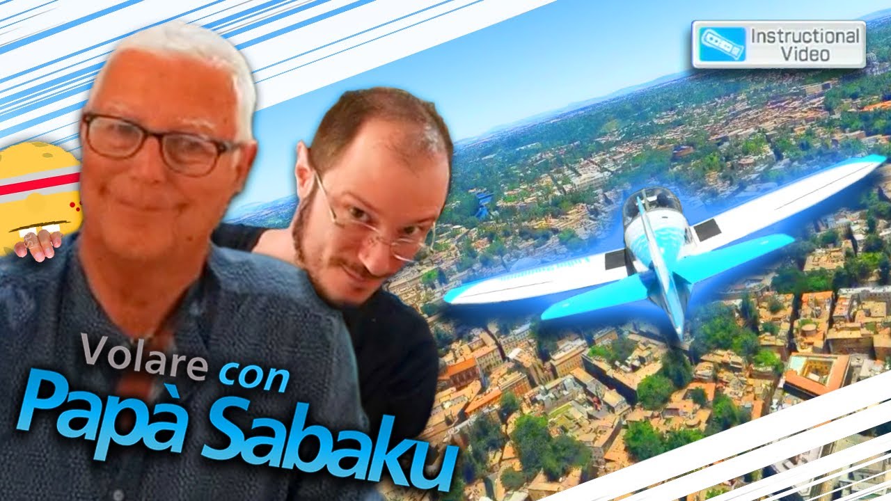 Papà Sabaku ti insegna a volare su Flight Simulator.