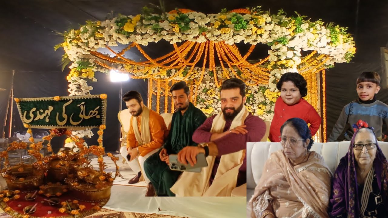 Ali Unbelievable Mehndi & Nighte 💞 Barat ka 