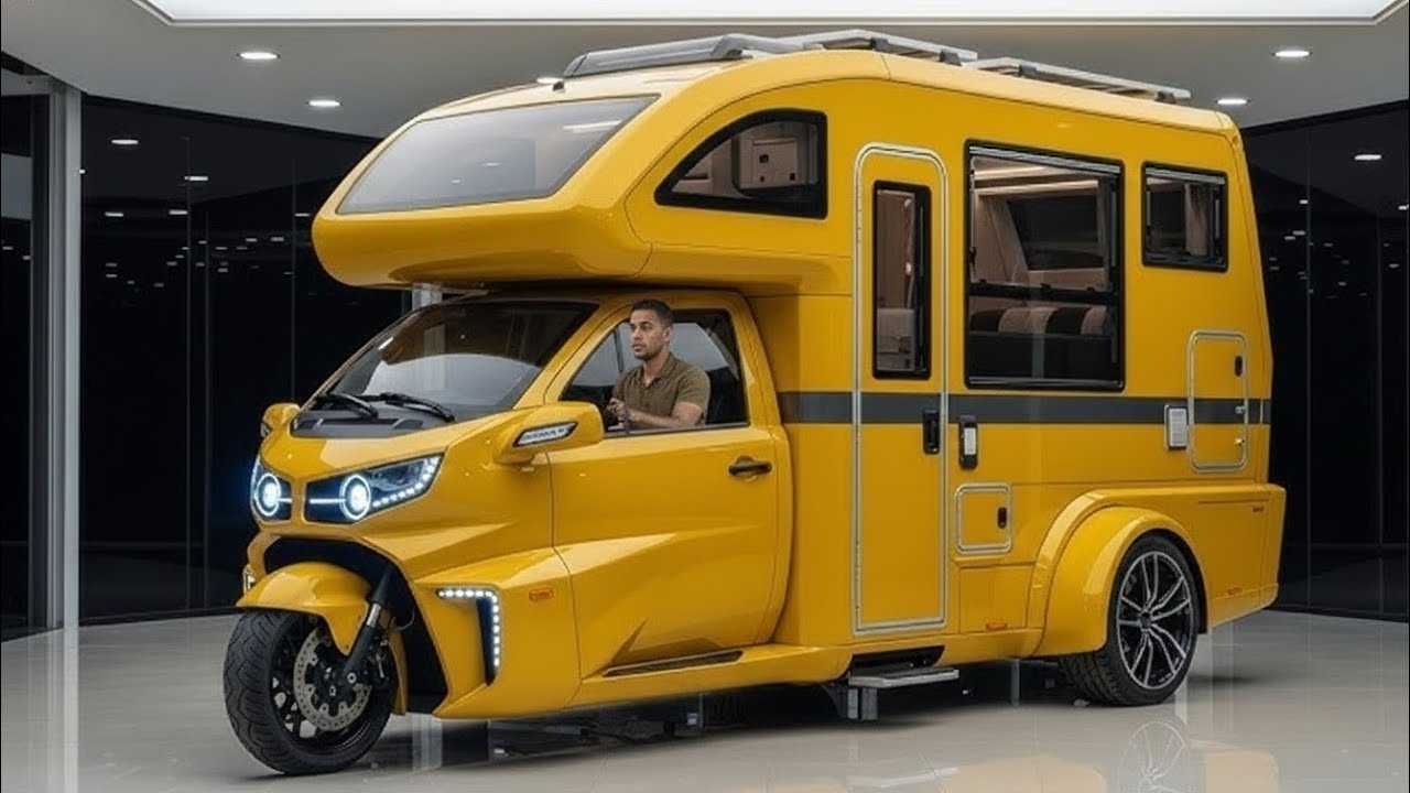 „2025 Sleek Futuristic Electric Tricycle – Das Zukunfts-Trike, das alles verändert!“ 🚀