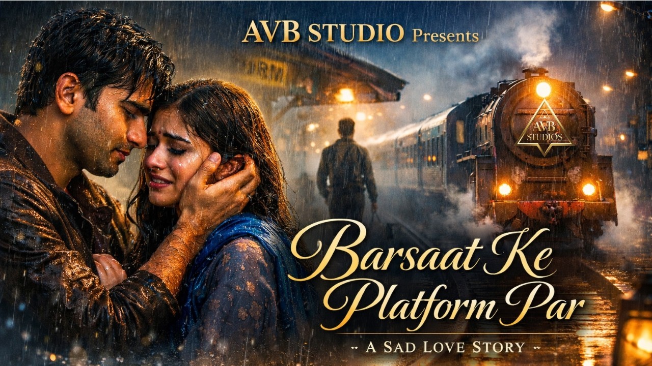 Barsaat Ke Platform Par | Sad Rain Love Story Song 2026 | AVB STUDIO