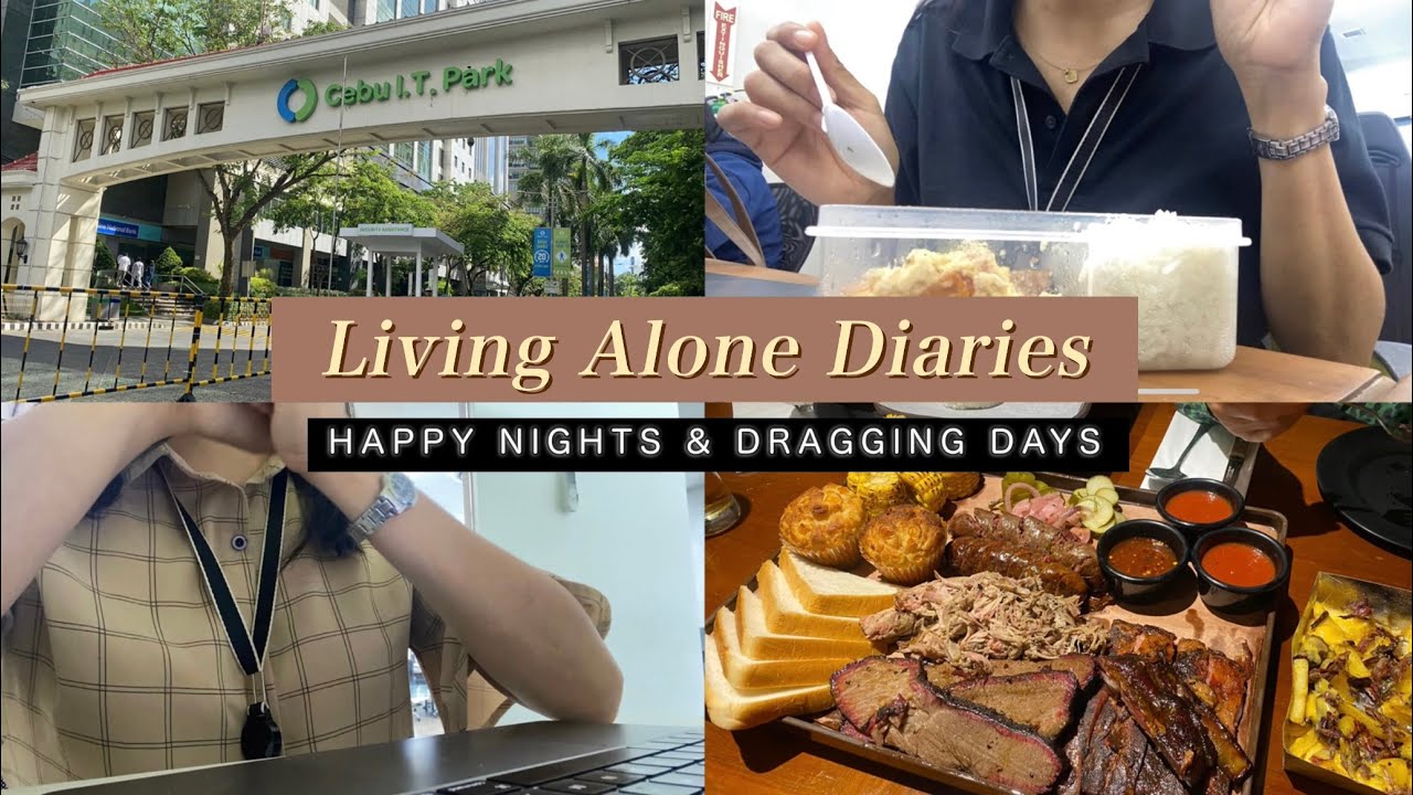 Living Alone Diaries: Work vlog 👜✨ in IT Park Cebu. Corporate days and dinner date with parents 🍱🍟