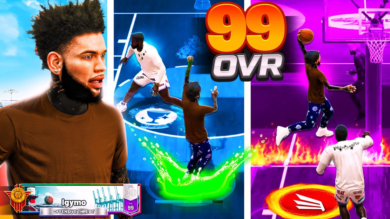 *NEW* 99 OVR OFFENSIVE THREAT BROKE THE 1V1 COURT... (NBA 2K22)