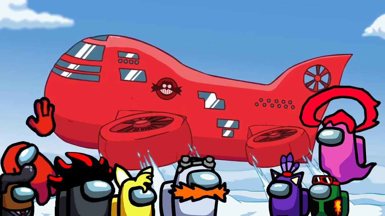 BEHOLD THE EGG CARRIER 3!!! Dr Eggman Plays: Among Us Airship LIVE!!!