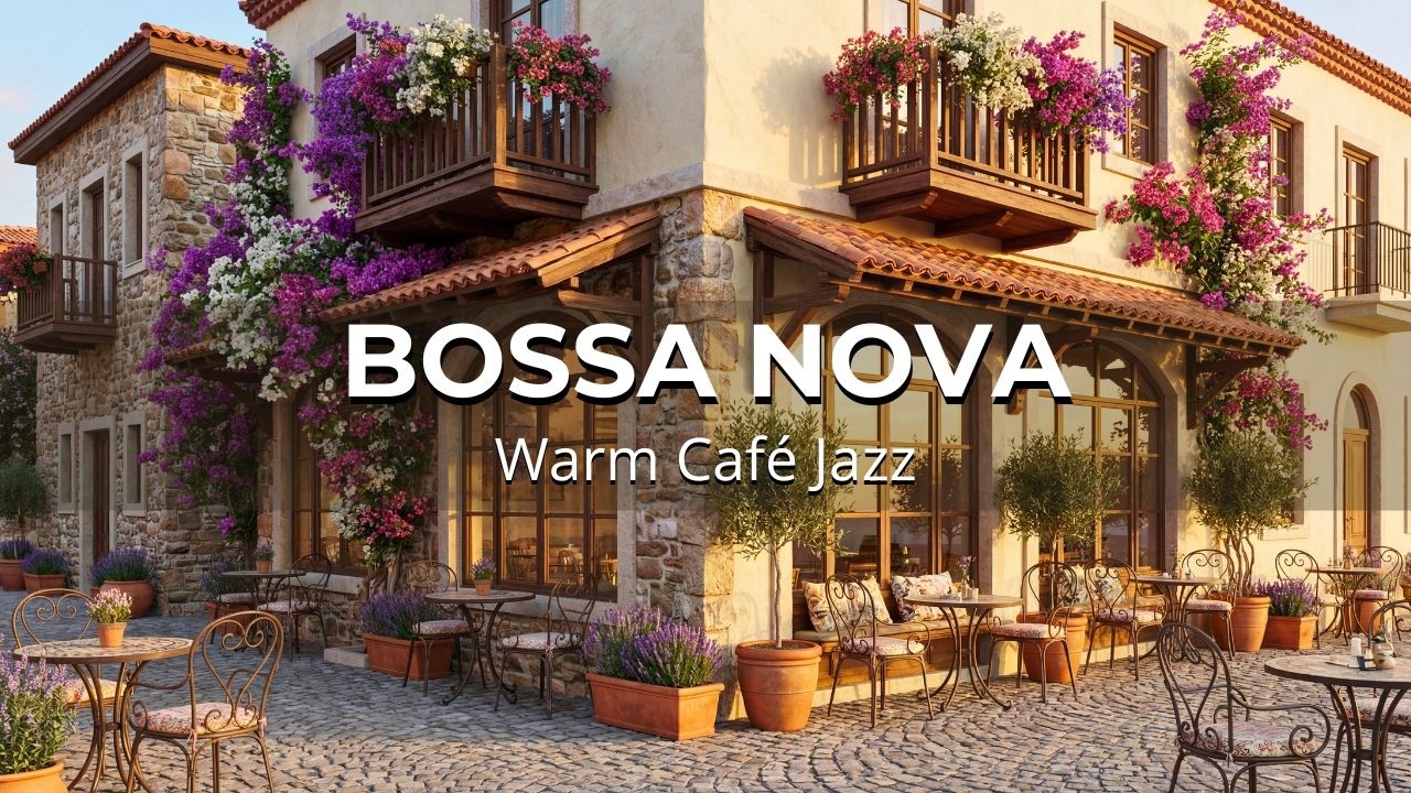 Warm Café Jazz Bossa Nova for Study Work Relax and Clear Mind Focus